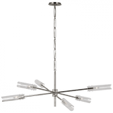 Visual Comfort & Co. Signature Collection Casoria XL Radial Chandelier - Polished Nickel 
