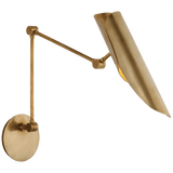 Visual Comfort & Co. Signature Collection Flore Double Library Wall Light - Soft Brass 