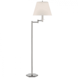 Visual Comfort & Co. Signature Collection Olivier Large Swing Arm Floor Lamp - Polished Nickel 