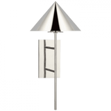 Visual Comfort & Co. Signature Collection Orsay LED Medium Downlight Sconce - Polished Nickel 
