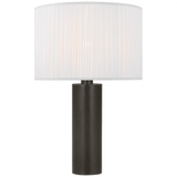 Visual Comfort & Co. Signature Collection Sylvie Medium Table Lamp - Bronze and Silk Pleat 