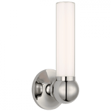Visual Comfort & Co. Signature Collection Jeffery Small Bath Sconce - Polished Nickel 