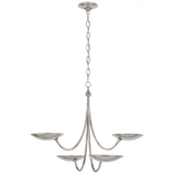 Visual Comfort & Co. Signature Collection Keira Medium Chandelier - Polished Nickel 