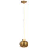 Visual Comfort & Co. Signature Collection Comtesse Small Pendant - Hand-Rubbed Antique Brass 