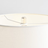 Visual Comfort & Co. Signature Collection Elle Swing Arm Sconce - Polished Nickel and Black Rattan