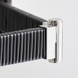 Visual Comfort & Co. Signature Collection Elle Swing Arm Sconce - Polished Nickel and Black Rattan