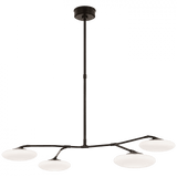 Visual Comfort & Co. Signature Collection Brindille LED Large Chandelier - Gun Metal 