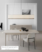 Visual Comfort & Co. Signature Collection Palati Large Linear Chandelier - Bronze 