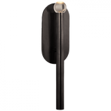 Visual Comfort & Co. Signature Collection Rousseau Medium Bath Sconce - Bronze and Clear Glass 