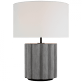 Visual Comfort & Co. Signature Collection Scioto Medium Table Lamp - Oyster Stained Concrete 