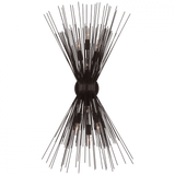 Visual Comfort & Co. Signature Collection Strada Large Symmetrical Sconce - Aged Iron 