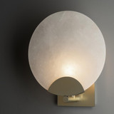 Hubbardton Forge Callisto Wall Sconce, 1-Light, Modern Brass, 11.4"H (201059-SKT-86-AR 5Z977Z) 