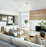 Crystorama Addis Semi Flush Mount - Aged Brass, Tronchi Glass White 13.75"H 