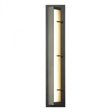 Hubbardton Forge Wedge Wall Sconce, LED, Soft Gold, Clear Glass, 24.3"W (OPEN BOX 207910-LED-84-ZM0484) 