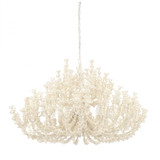 Palecek Seychelles Coco Chandelier, 5-Light, Cream, 44"W (2448-79 3706TN2M) 