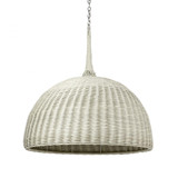 Palecek Wisteria Outdoor Pendant, 3-Light, X-Large, Whitewash, 44"W (2638-79 3706TN41) 