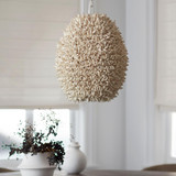 Palecek Juno Pendant, 1-Light, Whitewash, 14.5"W (2884-79 3706TP31) 