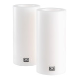  Eichholtz Artificial Candle, X-Large, Set of 2, White, 3.94"W (106948 YV0J03YP50) 