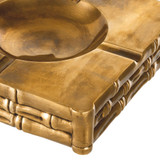 Eichholtz Bamboo Ashtray, Vintage Brass, 8.86"W (113314 YV0J03YP5G) 