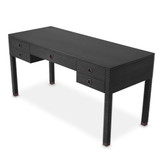 Eichholtz Dimitrios Desk, Charcoal Gray, Bronze, 62.99"W (114437 ), Eichholtz 114437 YV0J03YX0A 