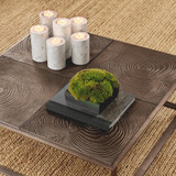 Eichholtz Tobor Tea Light Candle Holder, Medium, Set of 2, White Marble, 3.94"W (112683 YV0J041WPD) 