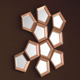 Eichholtz Cheyenne Mirror, Mirrored Rose Gold, 39.76"W (109971 YV0J041QRR) 