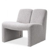 Eichholtz Macintosh Armchair, Boucle Gray Fabric, 28.54"H (A116456 YV0J03YU15) 