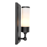 Eichholtz Valentine Wall Sconce, 1-Light, Bronze, Frosted Glass, 4.92"W (111509UL YV0J041YP5) 