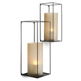 Eichholtz Deco Wall Rack, Set of 2, Bronze, Small:  9.84"W ; Large:  11.81"W (110515 YV0J041ZKT) 