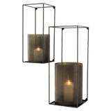 Eichholtz Deco Wall Rack, Set of 2, Bronze, Small:  9.84"W ; Large:  11.81"W (110515 YV0J041ZKT) 