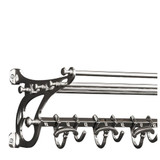 Eichholtz Hudson Coatrack, Small, Nickel, 27.56"W (106051 YV0J03YV1V) 