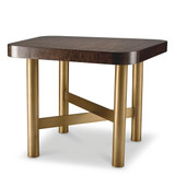 Eichholtz Oracle Side Table, Maple, Brushed Brass, 19.69"H (117411 YV0J041URA) 