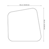 Eichholtz Oracle Side Table, Maple, Brushed Brass, 19.69"H (117411 YV0J041URA) 