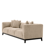 Eichholtz Corso Sofa, Lyssa Sand Fabric, Black Base, 90.55"W (A117681 YV0J041VP7) 