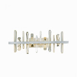 Hubbardton Forge Solitude Wall Sconce, 1-Light, LED, Soft Gold, 220v, 10.75"H (207918-LED-84-CR 5DGY2F-220v) 