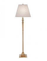 Stiffel Floor Lamp, 1-Light, Polished Honey Brass, Cream Aberdeen Hardback Fabric Shade, 63"H (FL-6425-C521-PHB YV0J07RTCH) 