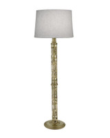 Stiffel Laser Cut Floor Lamp, Rectangles, 1-Light, Oculux Bronze, Rolled-Edge Cream Aberdeen Fabric Shade, 61"H (FL-A9077-LCR-OCB YV0J07RTDG) 