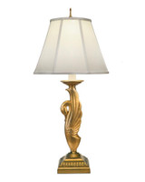 Stiffel Table Lamp, 1-Light, French Gold, Oyster Silksheen Fabric Shade, 34"H (TL-6710-N7970-FG YV0J07RUCE) 