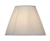 Stiffel Replacement Lampshade, Softback Empire, Side Pleated Off-White Camelot, Nickel Top Ring, 8" Top x 16" Bottom x 12" Height (ST32 YV0J07RW8T) 