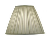 Stiffel Replacement Lampshade, Softback Empire, Box Pleated Ivory Shadow, Brass Top Ring, 8" Top x 17" Bottom x 13" Height (ST45 YV0J07RW96) 