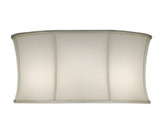 Stiffel Replacement Lampshade, Modified Softback Drum, Off-White Camelot, Nickel Top Ring, 20" Top x 20" Bottom x 11" Height (ST72 YV0J07RWA0) 