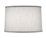 Stiffel Replacement Lampshade, Hardback Drum, Global White, Nickel Top Ring, 17" Top x 18" Bottom x 11" Height (ST79 YV0J07RWA7) 