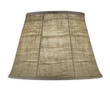 Stiffel Replacement Lampshade, Softback Empire, Natural Burlap, Brass Top Ring, 11" Top x 18" Bottom x 12" Height (ST78 YV0J07RWA6) 