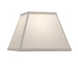 Stiffel Replacement Lampshade, Hardback Tapered Square, Oyster Silksheen, Brass Top Ring, 6" Top x 11" Bottom x 10" Height (ST91 YV0J07RWAL) 