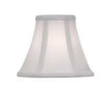 Stiffel Replacement Lampshade, Softback Mini Bell with Candlecup, Off-White Silk Shantung, 3" Top x 6" Bottom x 5" Height (ST117 YV0J07RWCE) 