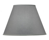 Stiffel Replacement Lampshade, Hardback Empire, Gray Butcher Linen, Brass Top Ring, 9" Top x 18" Bottom x 13" Height (ST158 YV0J07RX8U) 