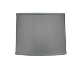 Stiffel Replacement Lampshade, Hardback Drum, Gray Butcher Linen, Brass Top Ring, 12" Top x 13" Bottom x 10" Height (ST161 YV0J07RX8X) 