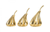 Phillips Collection Hand-Dipped Pears Sculpture, Set of 3, Gold Leaf, 16"H (PH89118 YV0J07T8Z7) 