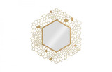 Phillips Collection Honeycomb Mirror, Hexagon, Brass, 40"W (TH107116 YV0J07T8ZX) 