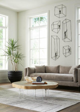 Phillips Collection Perspective Wall Sculpture, Standing Arm Up, Brown Rust, 18"W (TH97100 YV0J07W3TZ) 